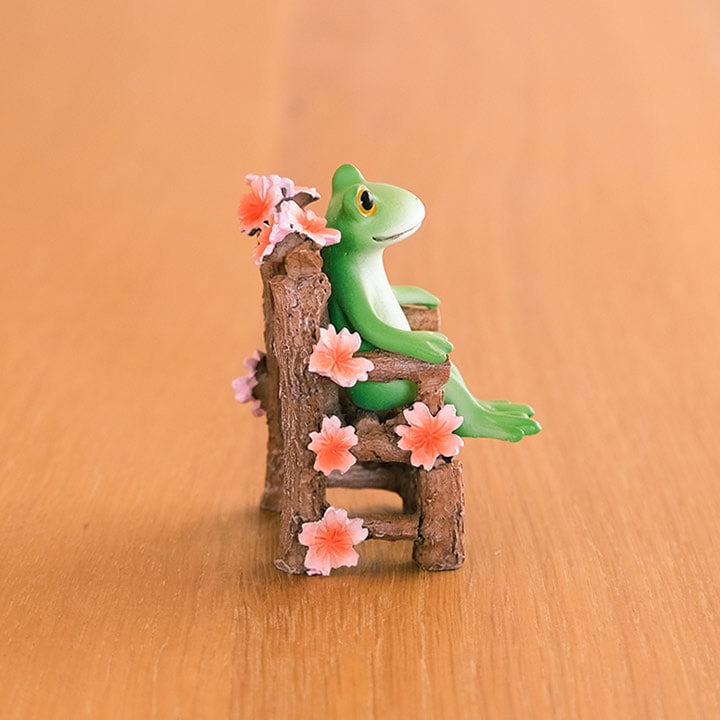 桜 ちょっと休憩 コポー Copeau - カエルのコポーならクッチーナ