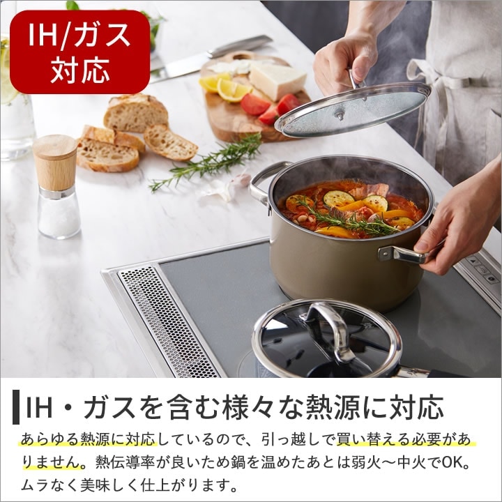 WMF Fusiontec ハイキャセロール 20センチ 箱あり WMF 鍋 ih対応 フュージョンテックミネラル ハイキャセロール