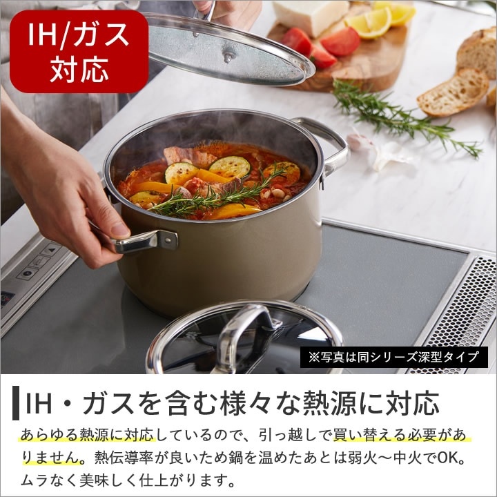 フュージョンテック ミネラル ローキャセロール 20cm WMF
