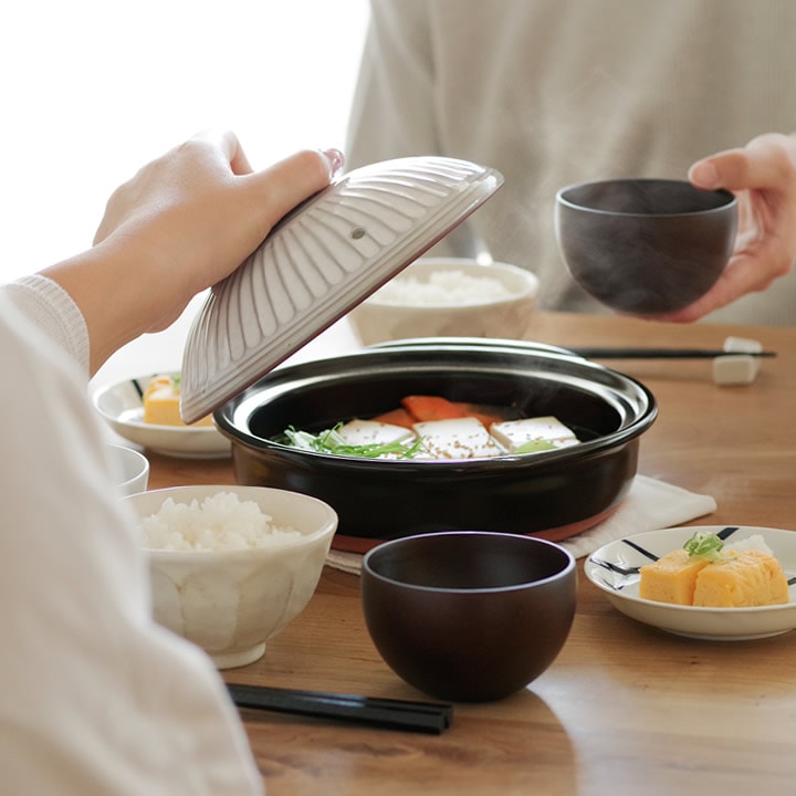 菊花 7号土鍋 銀峯陶器 - キッチン雑貨、便利グッズならクッチーナ