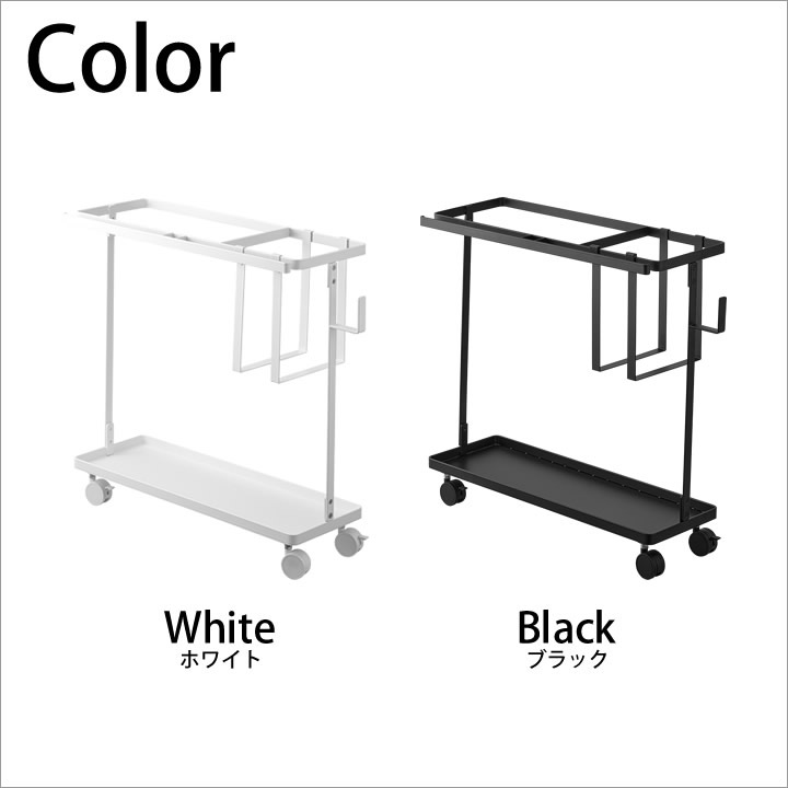 【新品未使用】tower キャスター付きフィットネスグッズ収納ラック tower ◎☆ 山崎実業 キャスター付きフィットネスグッズ収納