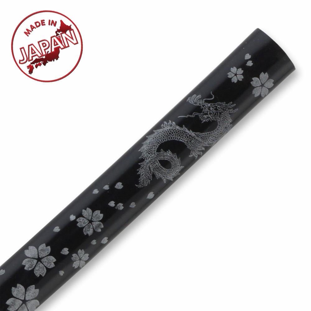 【メール便可】シルグリップ V5N 龍(銀)･桜(銀) ブラック