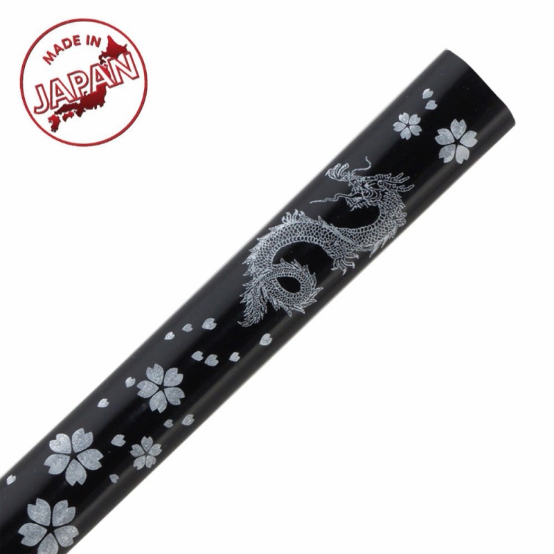 【メール便可】シルグリップ V5N 龍(白)･桜(白) ブラック