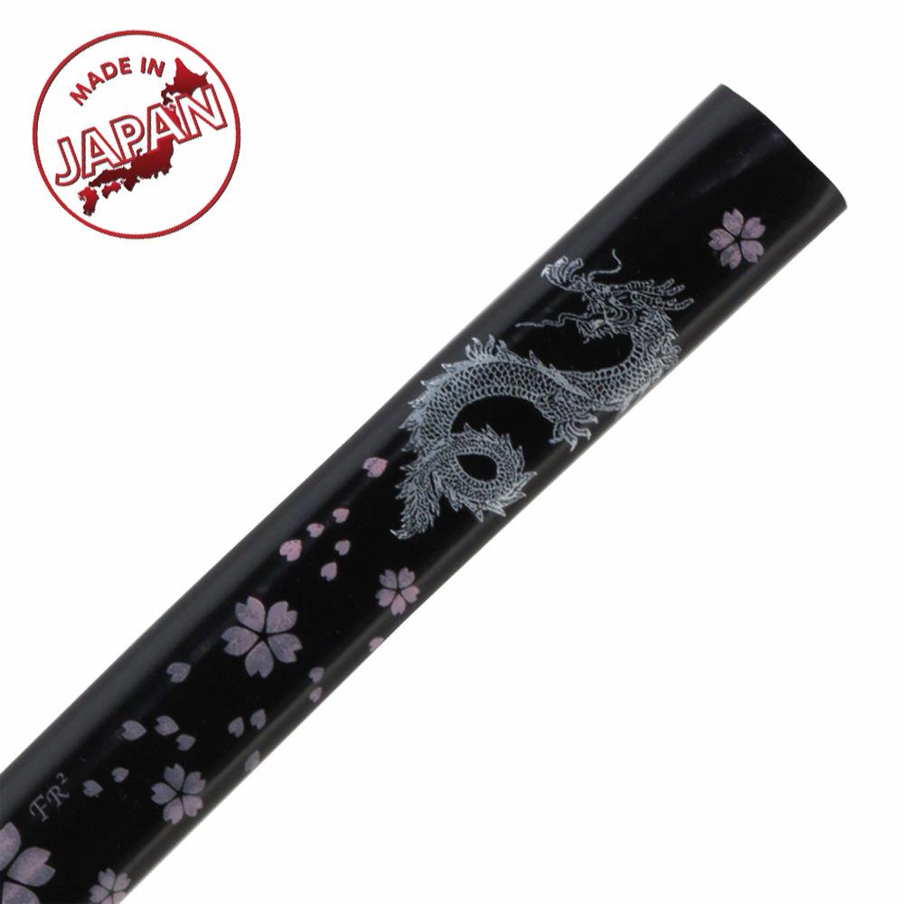 【メール便可】シルグリップ V5N 龍(白)･桜(桃) ブラック