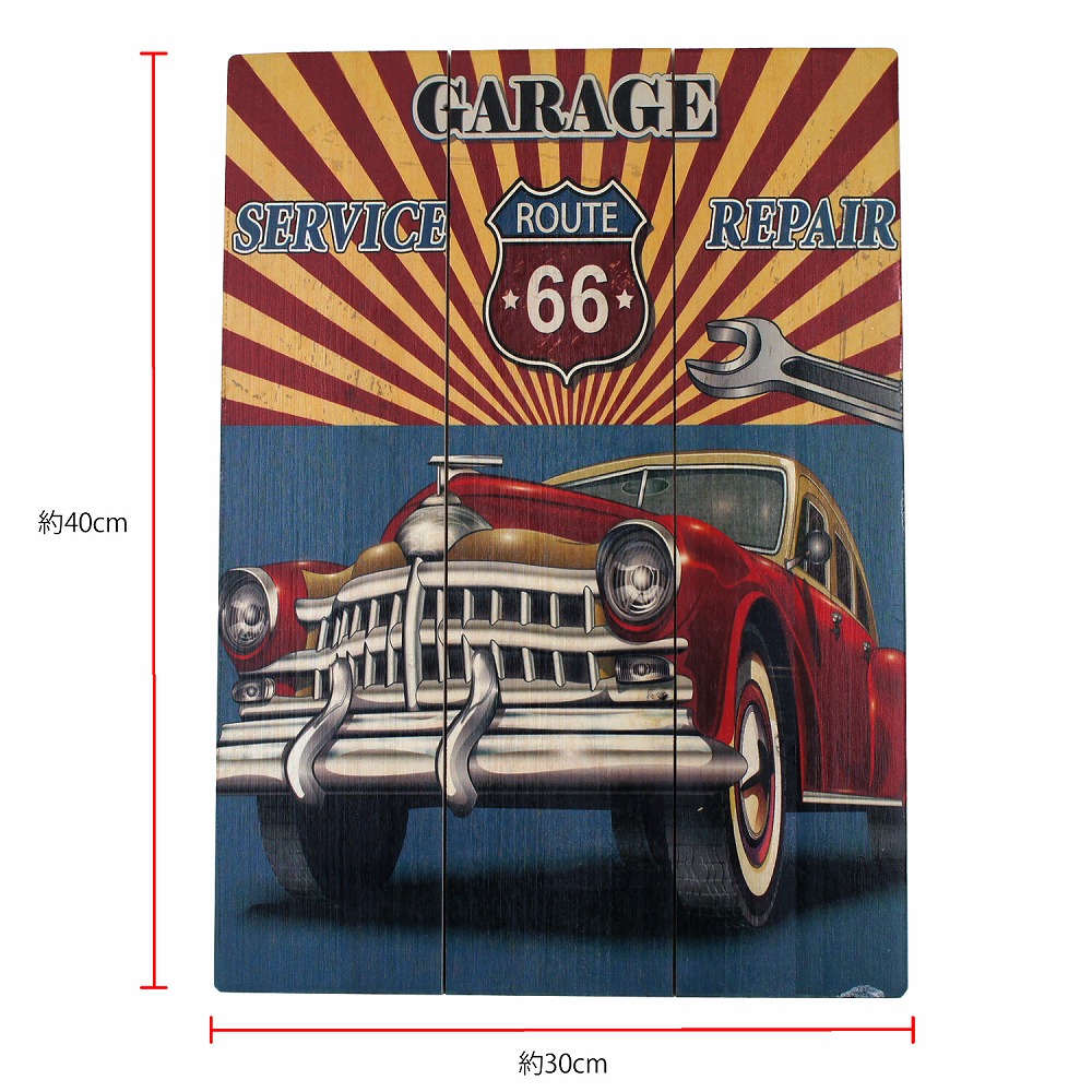 クラシック木製看板・サイン GARAGE｜ビリヤード 通販 キューショップ