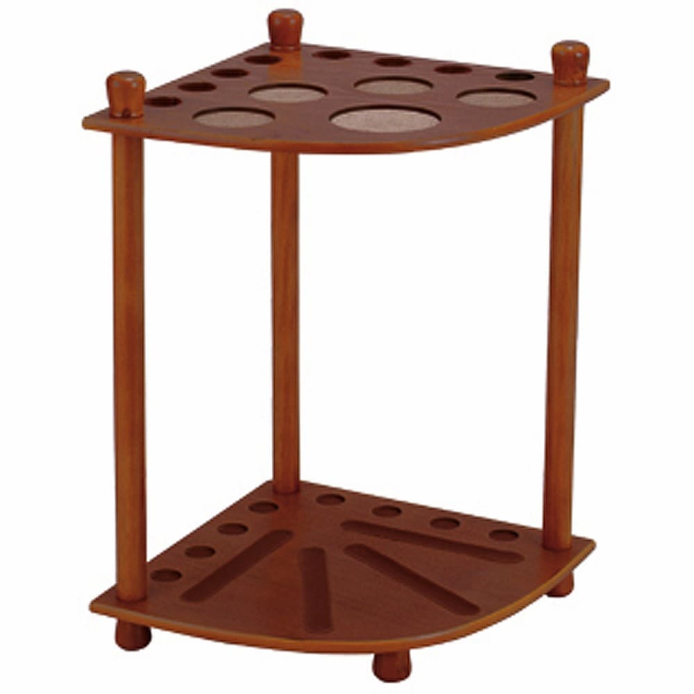 キューラック コーナー床置8本用 チョコレート FR8｜ビリヤード 通販