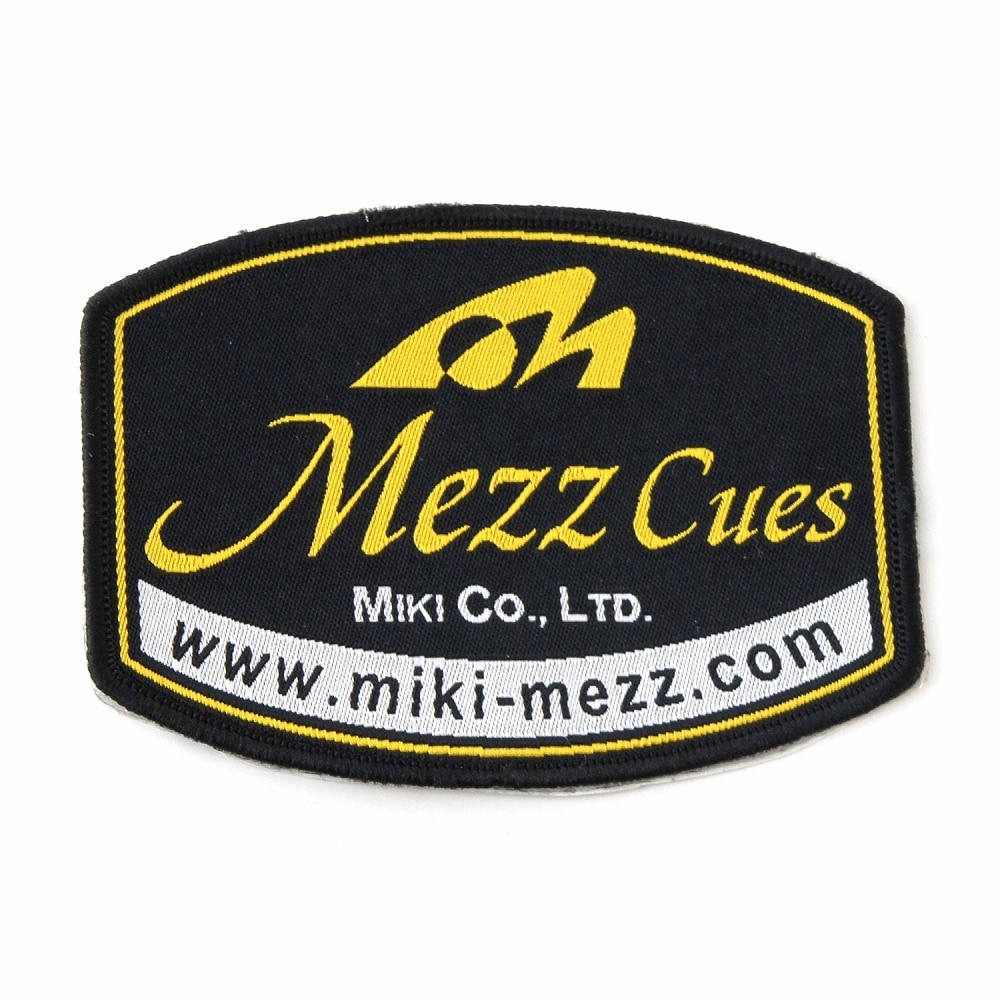 【メール便可】Mezz ワッペン 楕円型 (布製) MP-O
