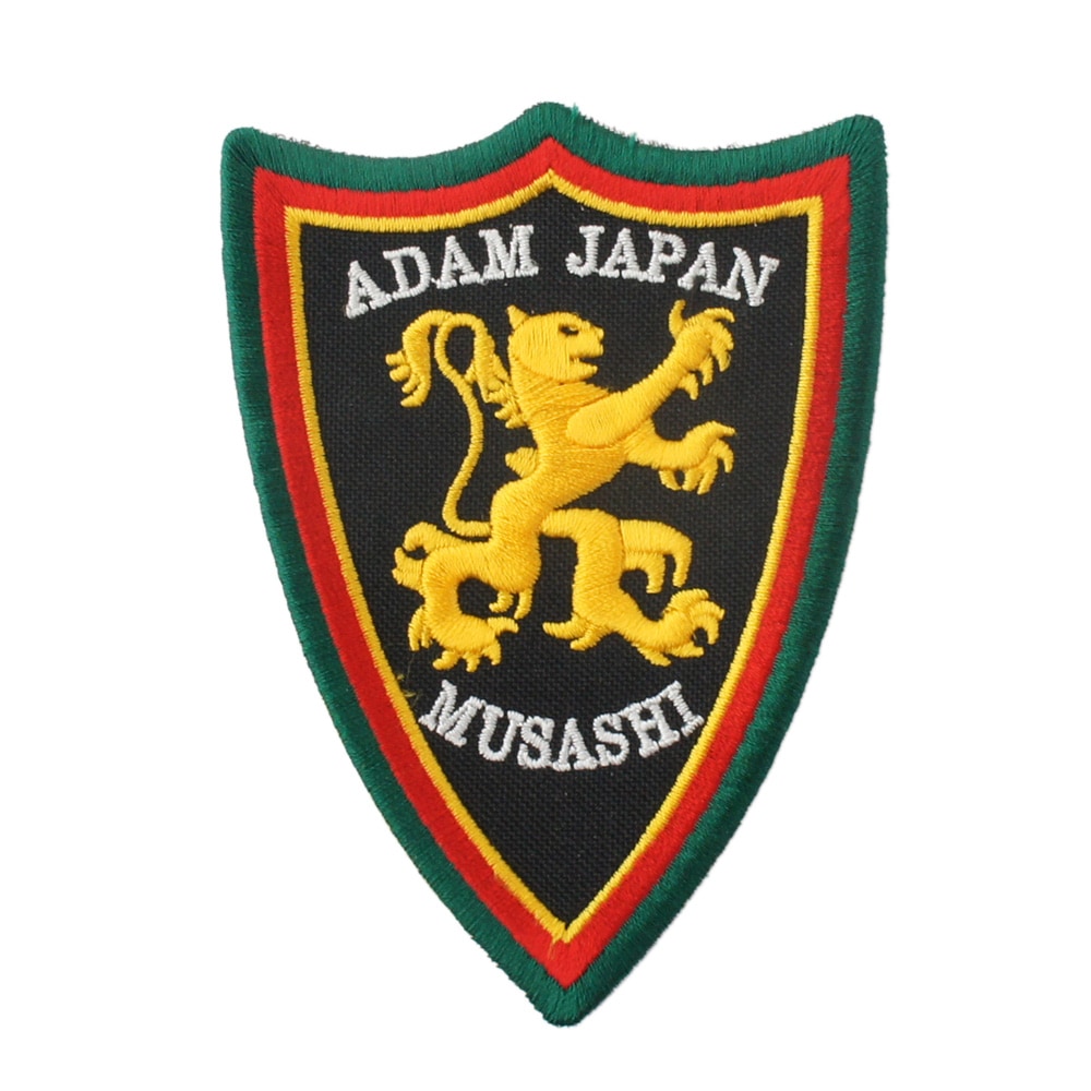 メール便可】ワッペン MUSASHI ムサシ エンブレム 刺繍｜ビリヤード