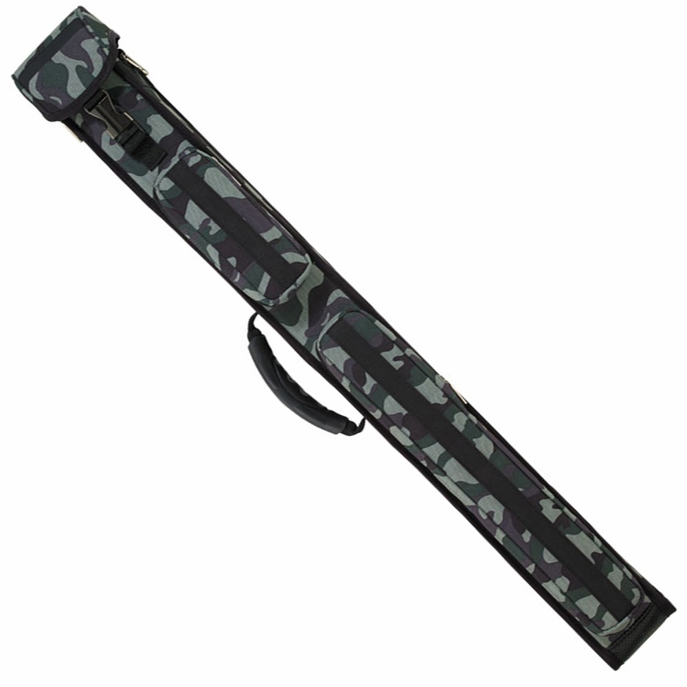 斬　ZAN キューケース CAMO グリーン (バット2本シャフト3本収納) Action キューケース グリーンカモフラージュ (バット2本シャフト3本