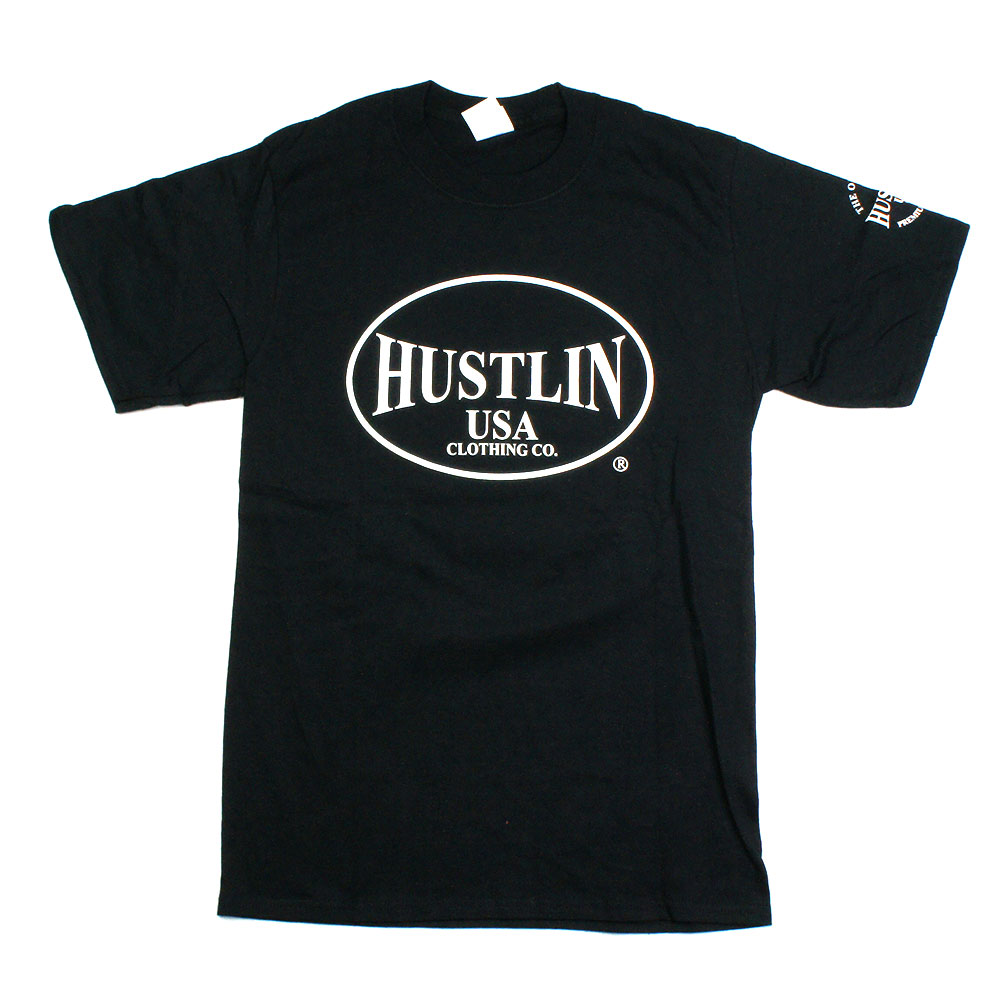 HUSTLIN ハスリン 24/7B Tシャツ/ブラック