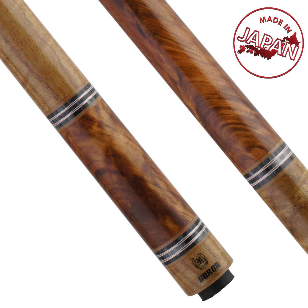 ビリヤードキュー 木製 ストライプデザイン 早川工房 カスタム キュー 大和魂 屋久杉シリーズ キハダ 木肌 黄肌