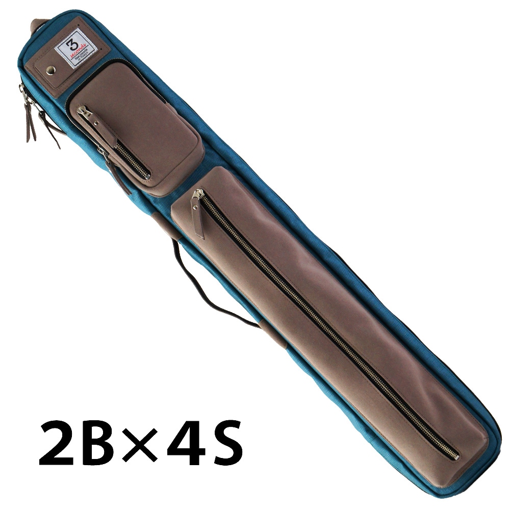 g*e様 【廃盤】スリーセカンズ ソフトケース 2B4S (バット2本シャフト4 スリーセカンズ ケース スティールブルー 2B4S (バット2本シャフト4本収納)