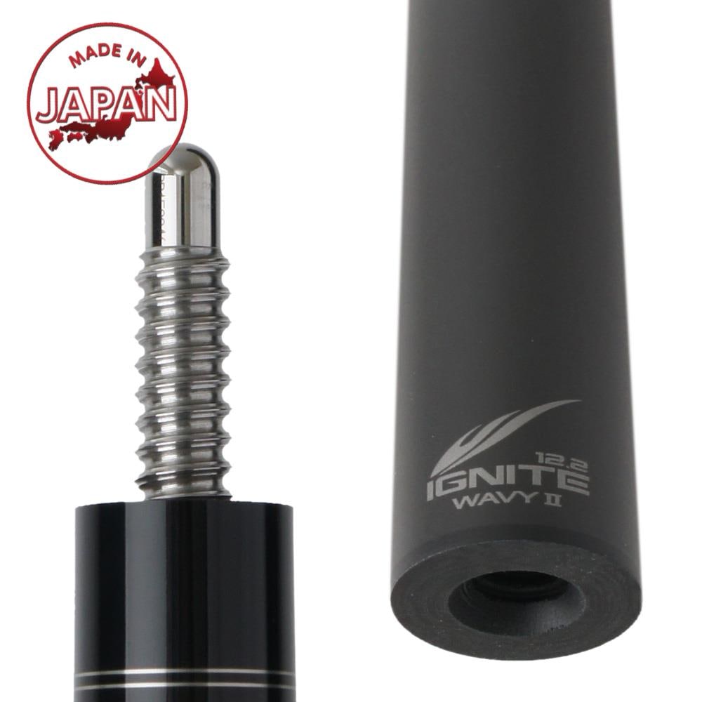 ビリヤード カーボンシャフト IGNITE12.2 ウェイビー2 ロングサイズ イグナイト シャフト IGNITE 12.2 W2 Long (Wavy2) ロング