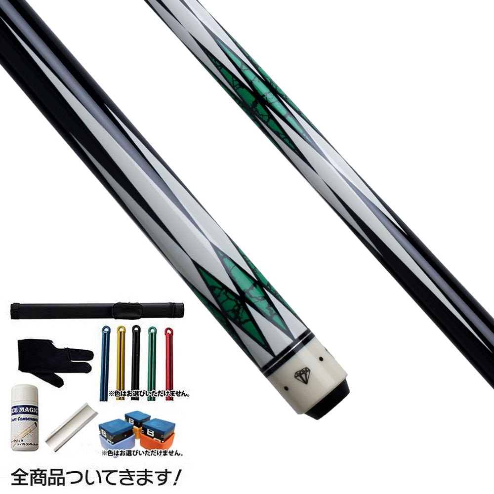 【新品】 ビリヤードキュー、ケース セット （入門用）#3 緑 新品】 ビリヤードキュー、ケース セット （入門用）#3 緑 楽天