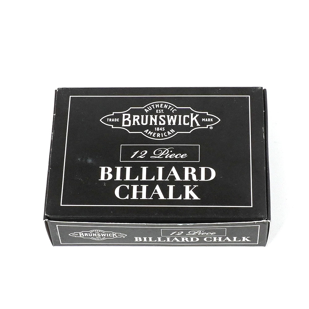 【ヒダカユウキ】　キュー、チョーク、タップセット メール便可】Brunswick チョーク グレー（ダース）｜ビリヤード 通販