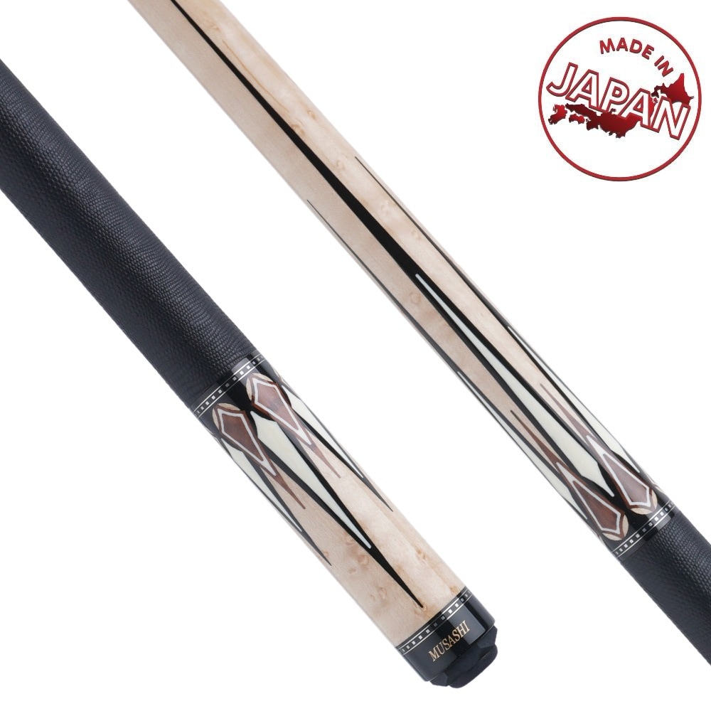 Musashi ビリヤードキュー 黒 ムサシ キュー Musashi DARTH バーズアイ｜ビリヤード 通販 キュー