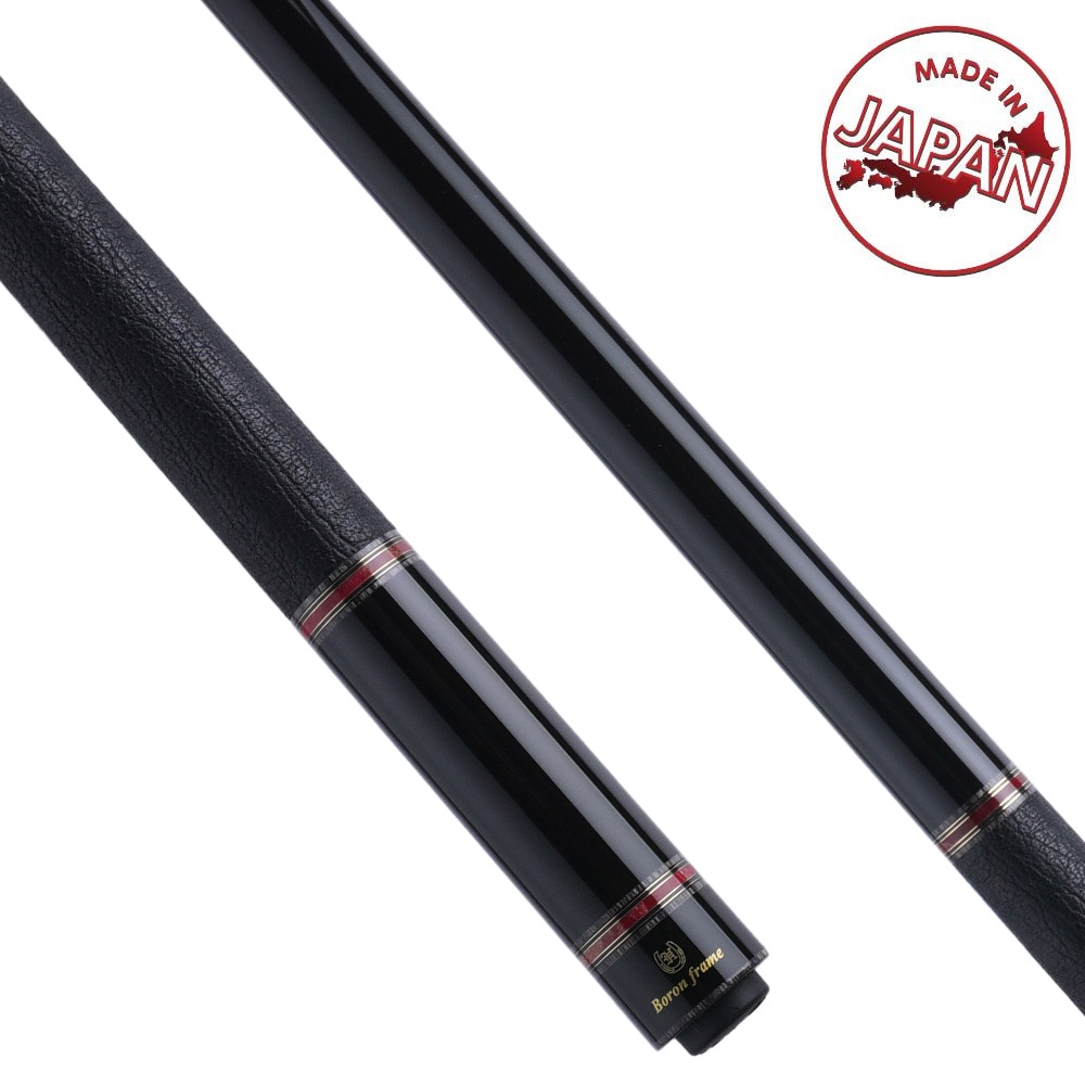 早川工房 黒檀 ストレート レッド Wリング BORON内蔵 水牛グリップ