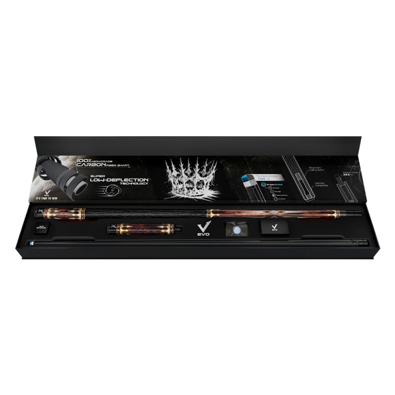 OCT8PUS オクトパス ビリヤードキュー ケース付 2分割 美品 プレイ キューテック キューケース ハード PRO LINE 2B4S 95-750 (バット2本