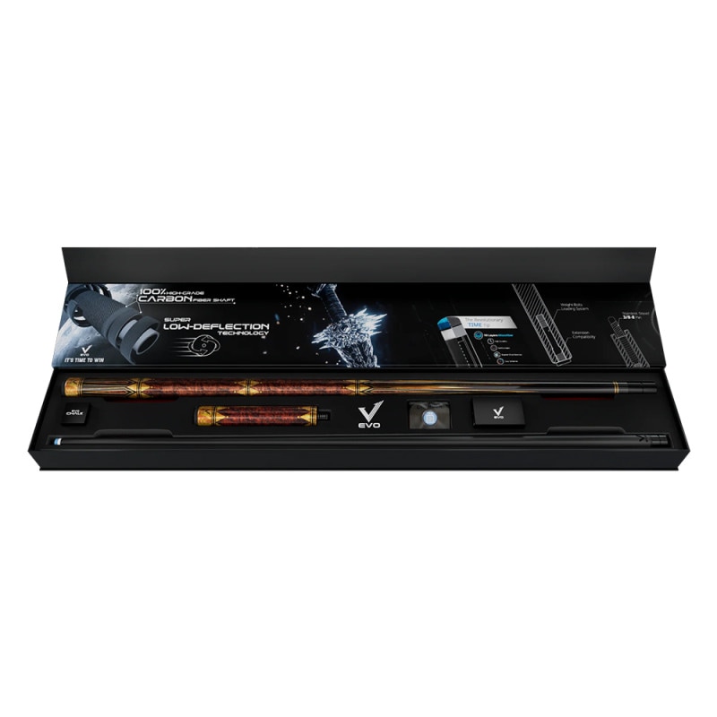 EVO キュー CROWN3 モナークブレード /カーボンシャフト装備/BOXSET