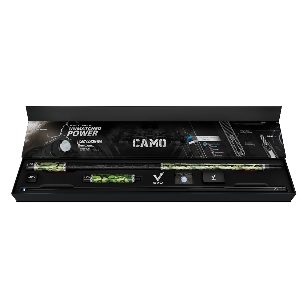 EVO エヴォキュー CAMO カモシリーズ コンプリートキット MAXBING EDITION 【グラスファイバーシャフト】 - バイパー - CAM3