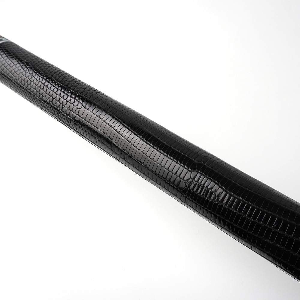 早川工房 No.428 黒檀 リザード革巻 子持6剣 Wリング BORON内蔵