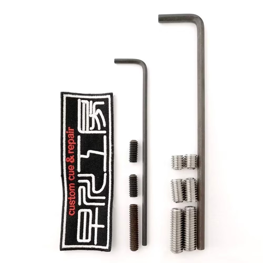 早川工房 JH64 ブラック＆ホワイトエボニー 水牛革巻 Wリング BORON