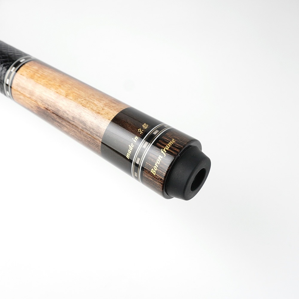 早川工房 No.438 黒柿 リザード革巻 子持6剣 Wリング BORON内蔵