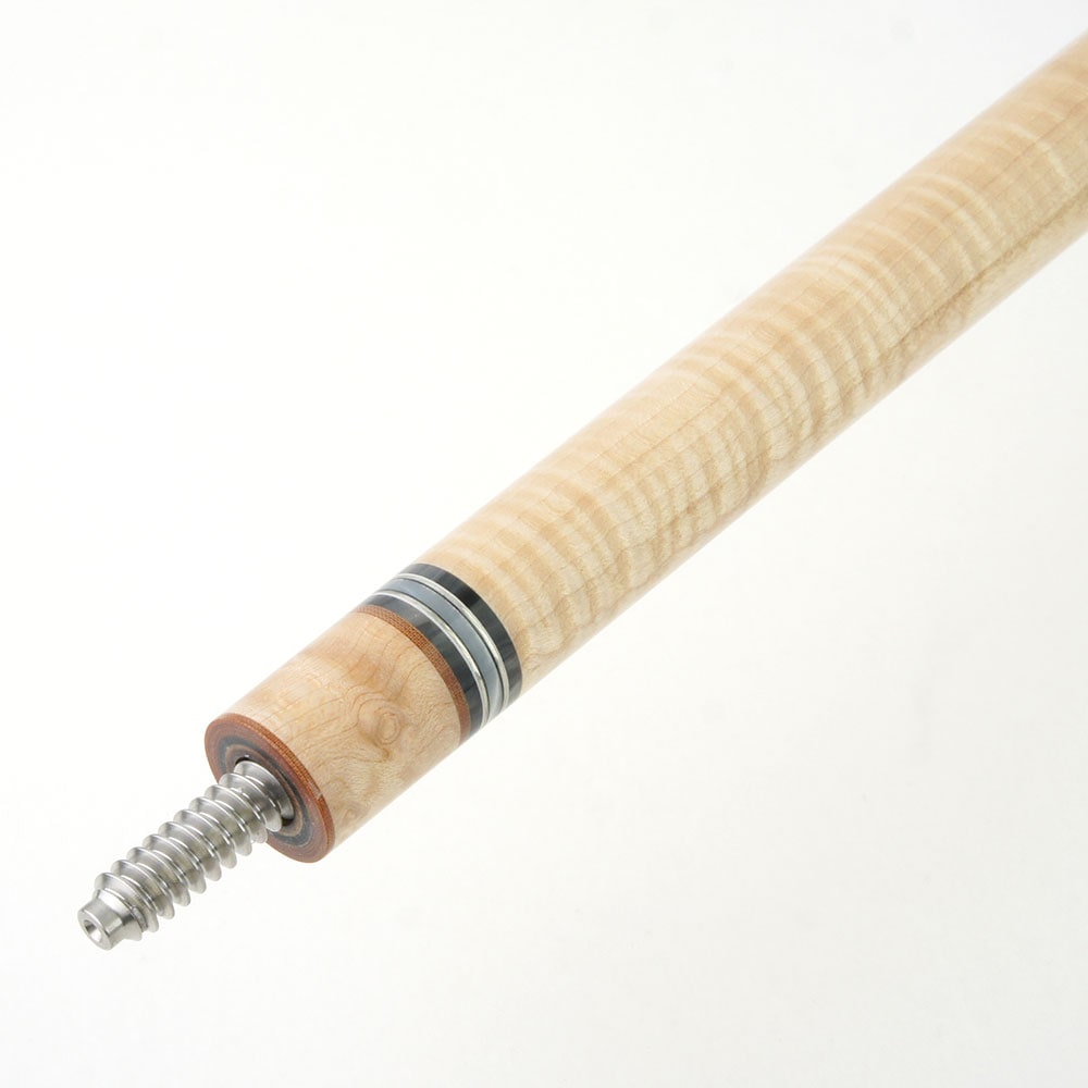 早川工房 カスタム キュー カーリーメープルストレート グリップ:3分割