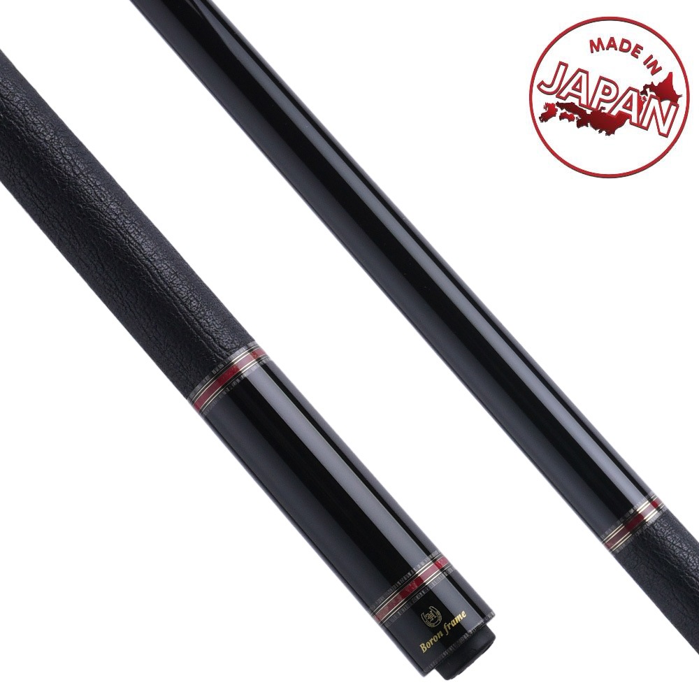早川工房 黒檀 ストレート レッド Wリング BORON内蔵 水牛グリップ