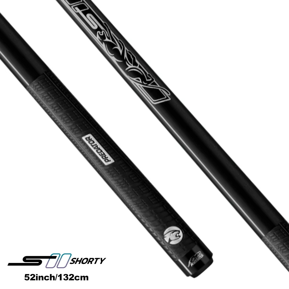 プレデター キューShorty Sport ブラック スポーツラップ (52インチ