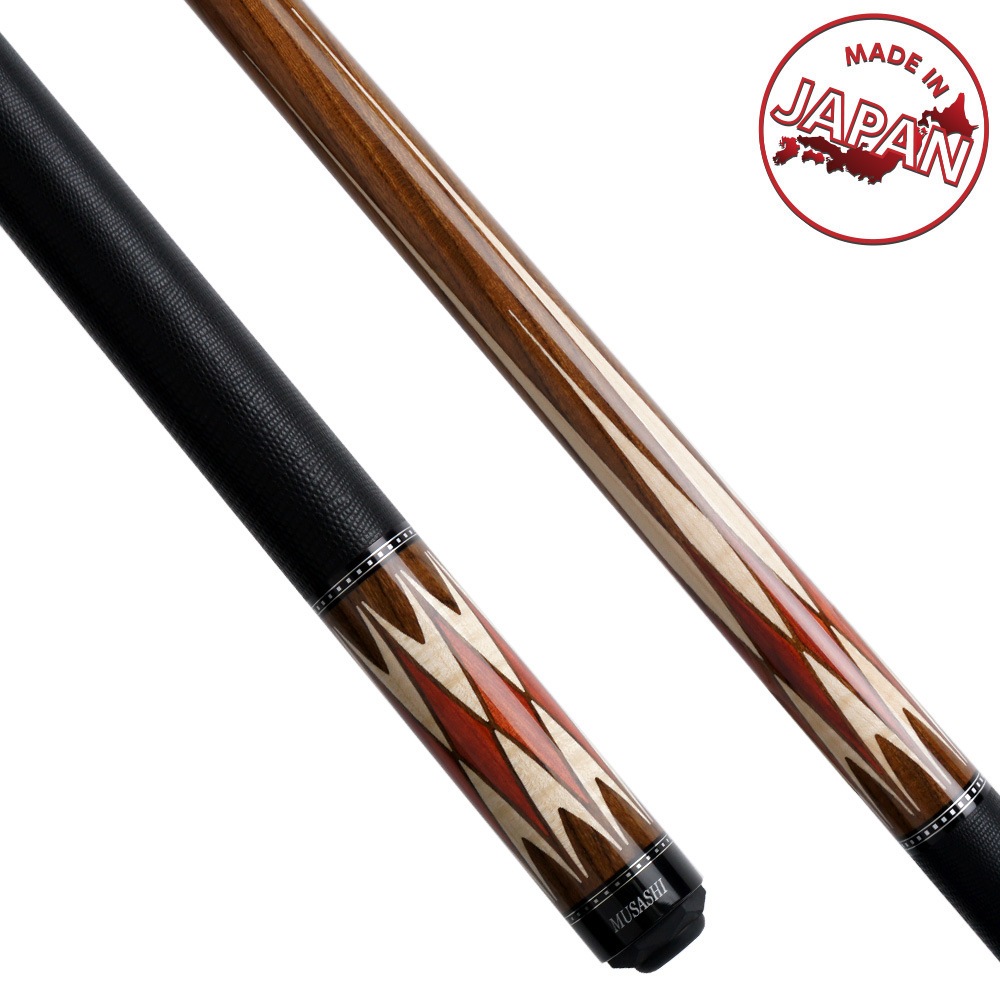 ムサシ musashi ビリヤード キューケース 肩掛け 3way ムサシ キュー PS-10 J/C.CH 縄文 (ACSS Mシャフト) ADAM
