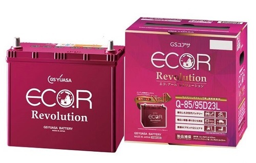 カレント｜【GYB】国産車バッテリー ECO.R Revolution ER-N-65/75B24L