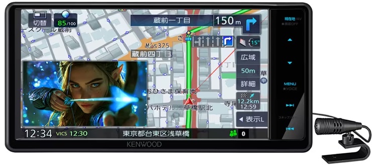 カレント｜KENWOOD(ケンウッド)7インチ・カーナビ MDV-D413W