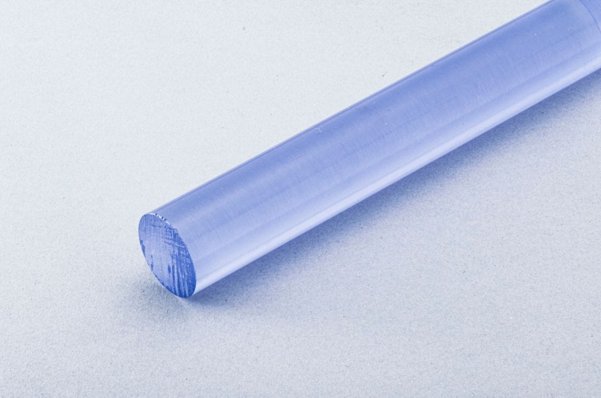 塩ビ丸棒（PVC丸棒）　透明