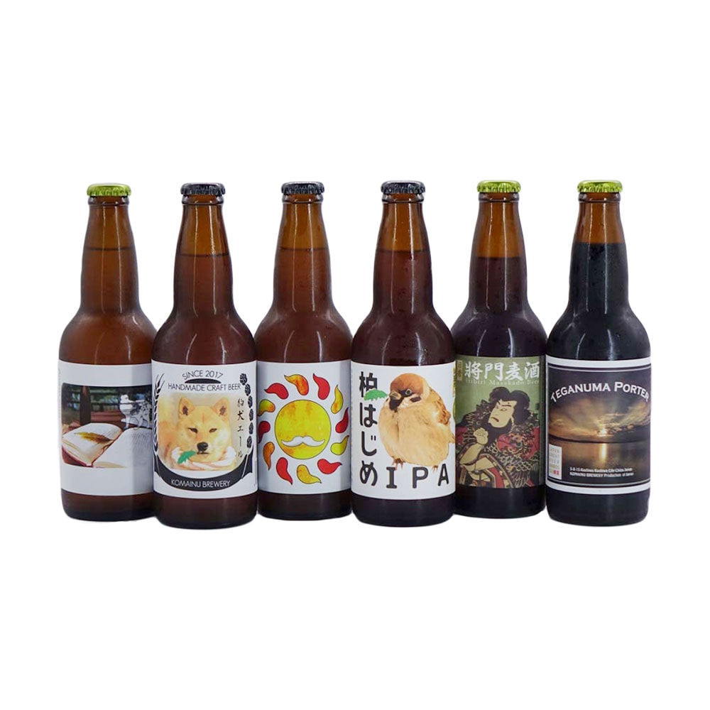 【こまいぬブルワリー】飲み比べ6本セット