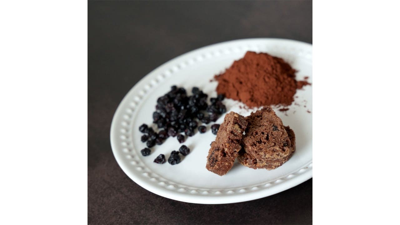 【Binasce】Biscotti di cacao&mirtillo(カカオ＆ブルーベリー)Mサイズ：70g(イタリア伝統菓子ビスコッティ)