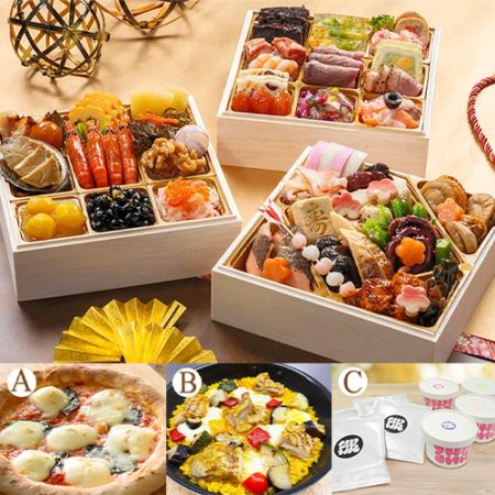 【マンヨーケン】＜送料無料＞ときめき＋選べる特選セット（Aセット or Bセット or Cセット）（3人前）