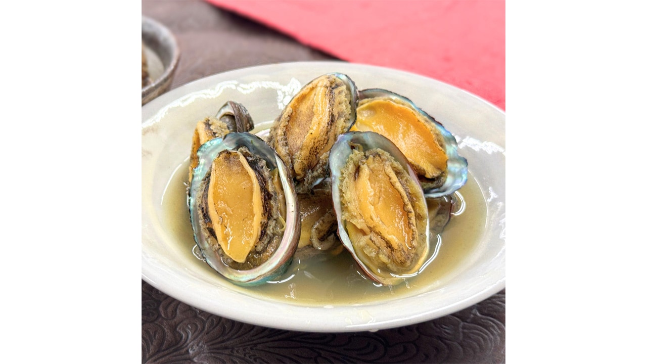 【東セン貿】あわびの塩煮 10個入り