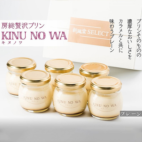 【ジビショウ】＜送料無料＞＜母の日＞KINUNOWA（キヌノワ）プリン　プレーン6個セット