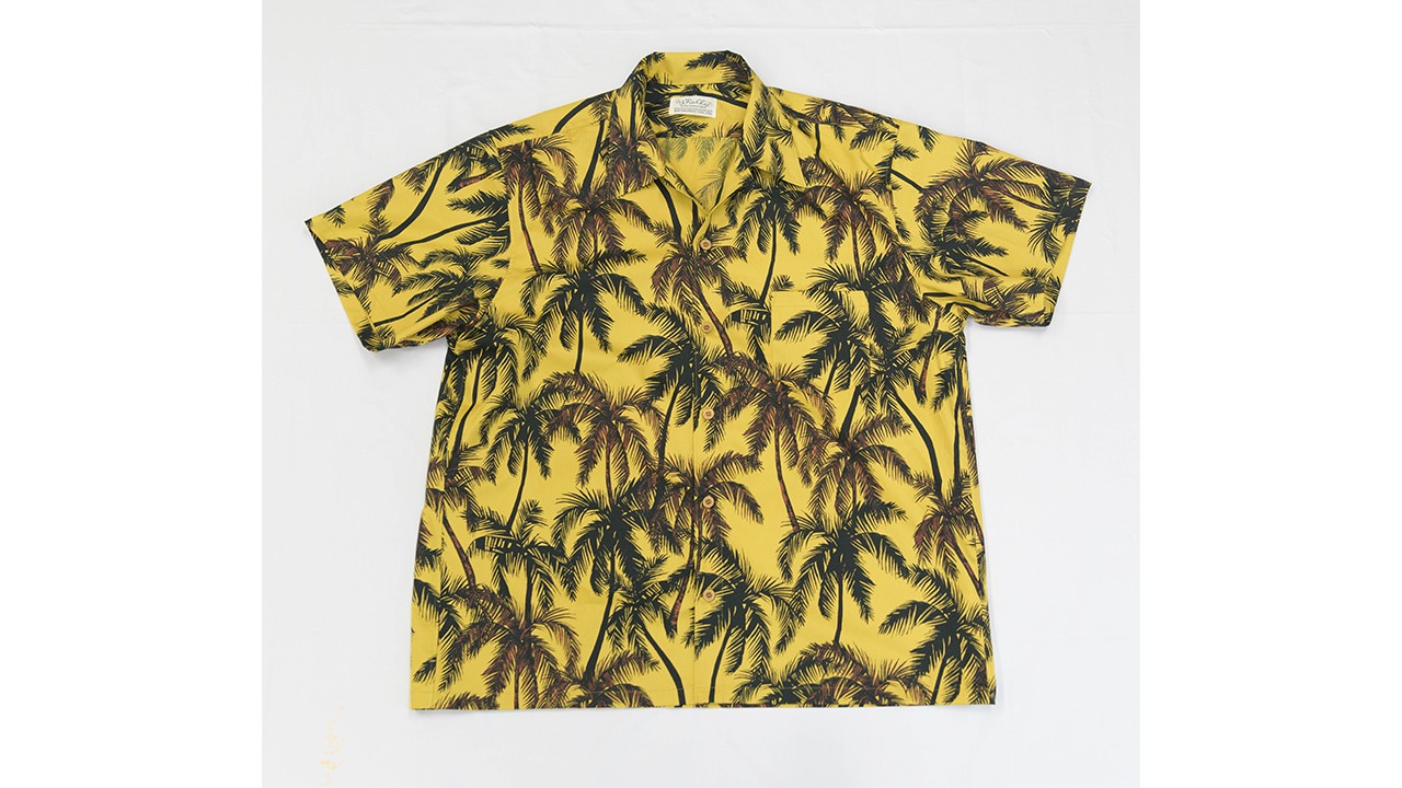 【内房スバルソーイング】南房総アロハシャツ<綿100％、サフラン>