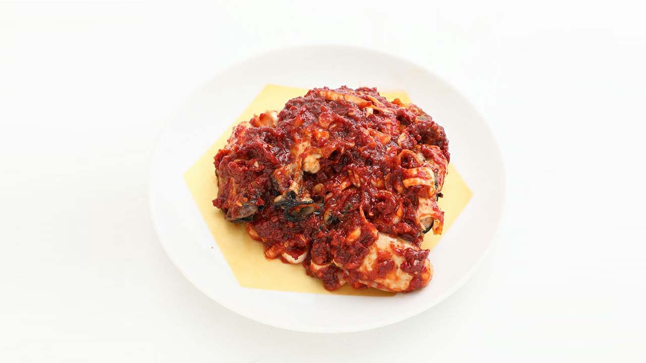 【やがちゃんキムチ】蒸し牡蠣キムチ　300g