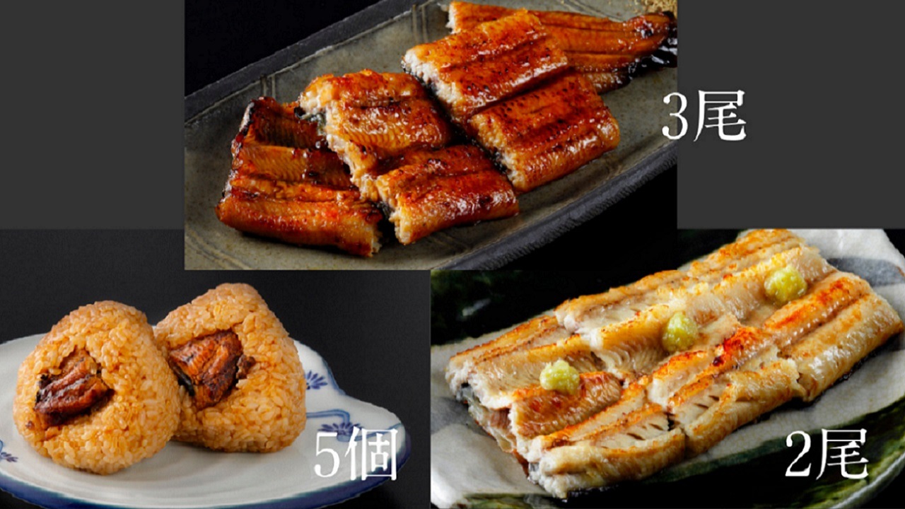【南総里見うなぎ】＜敬老の日＞国産うなぎの蒲焼き＆白焼きとうなむすび大満足セット