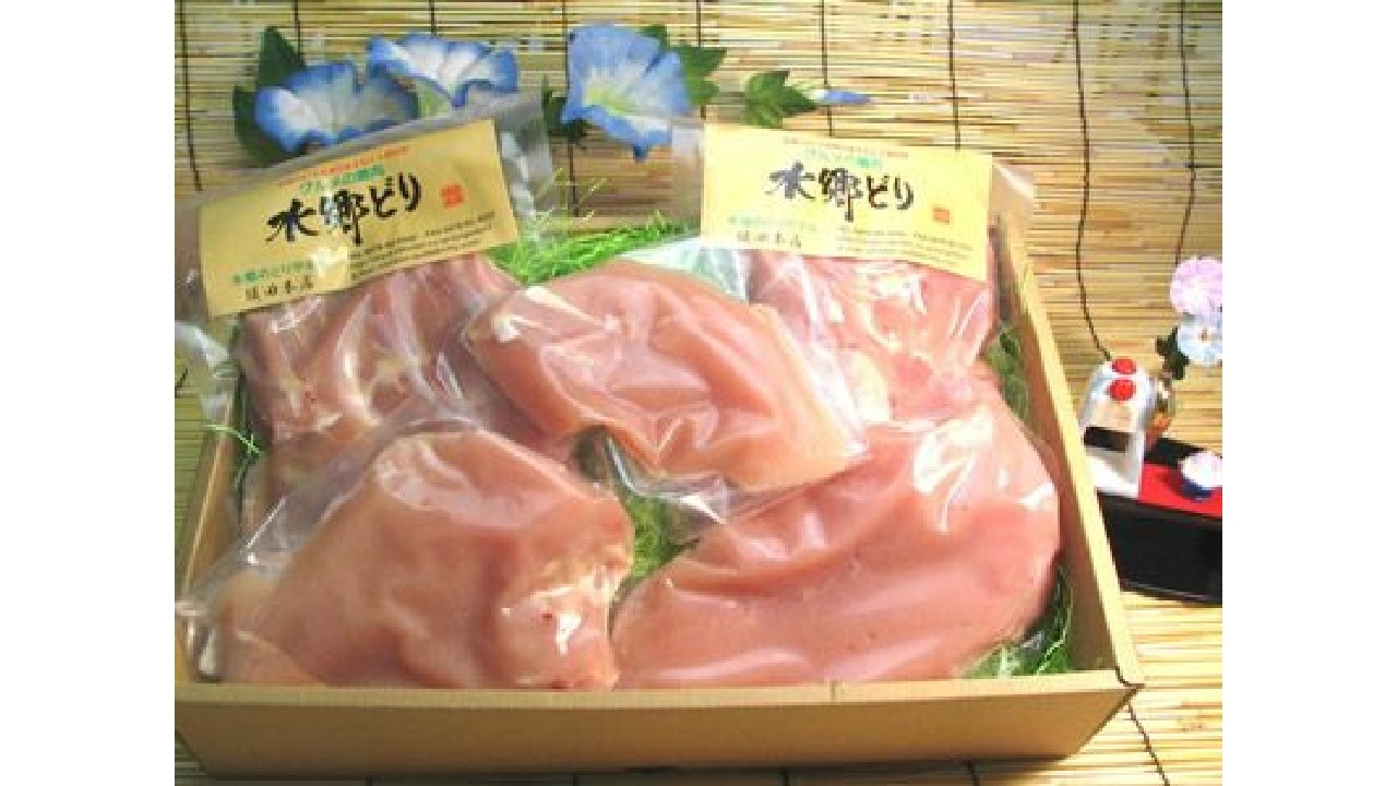 【水郷のとりやさん】＜送料無料＞水郷どり1羽分［贈答箱入り］