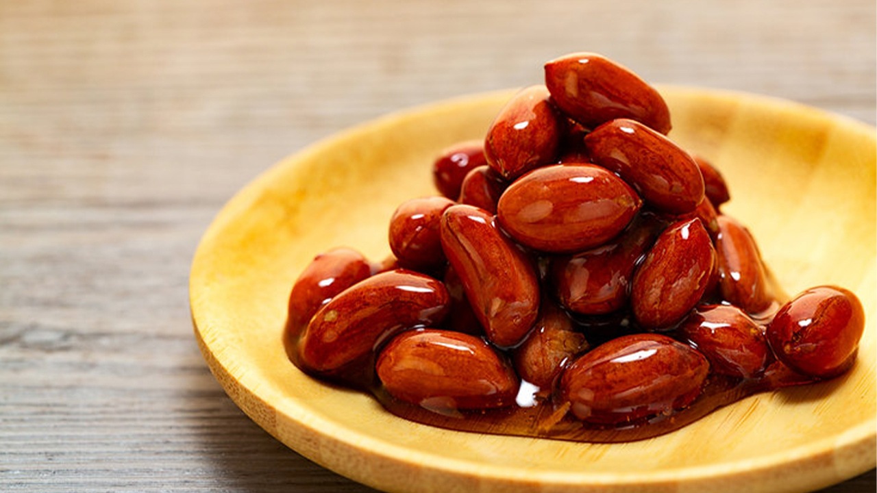 【HANAP】燻製落花生（千葉半立）はちみつ漬け　120g