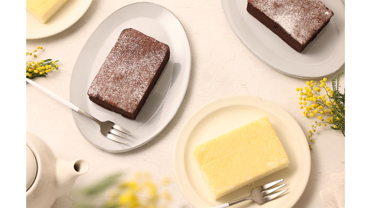 【穴太商店】クリームチーズケーキミニと平飼い卵のガトーショコラミニ 各3個セット