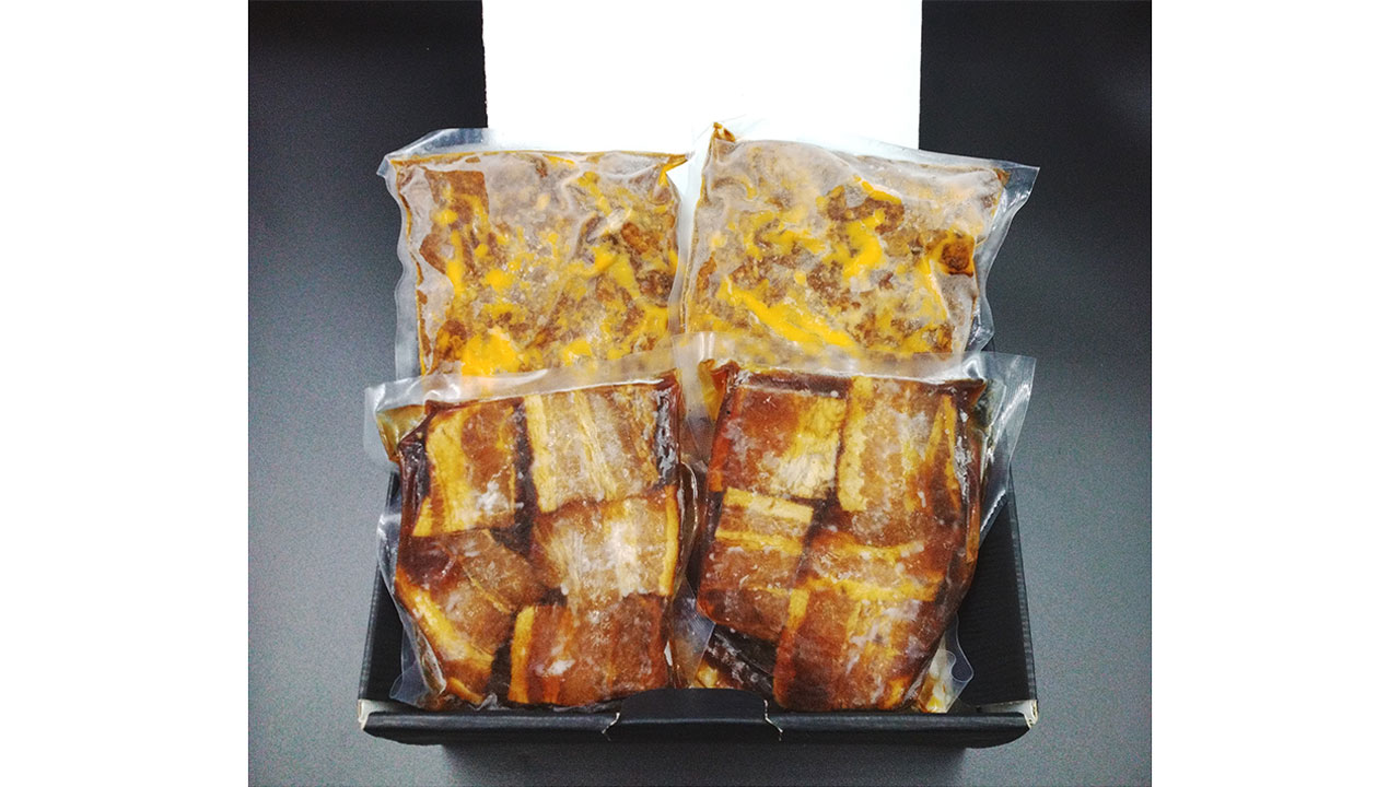 【小川フード＆サービス】＜送料無料＞小川の国産ビーフシチューと白姫豚角煮