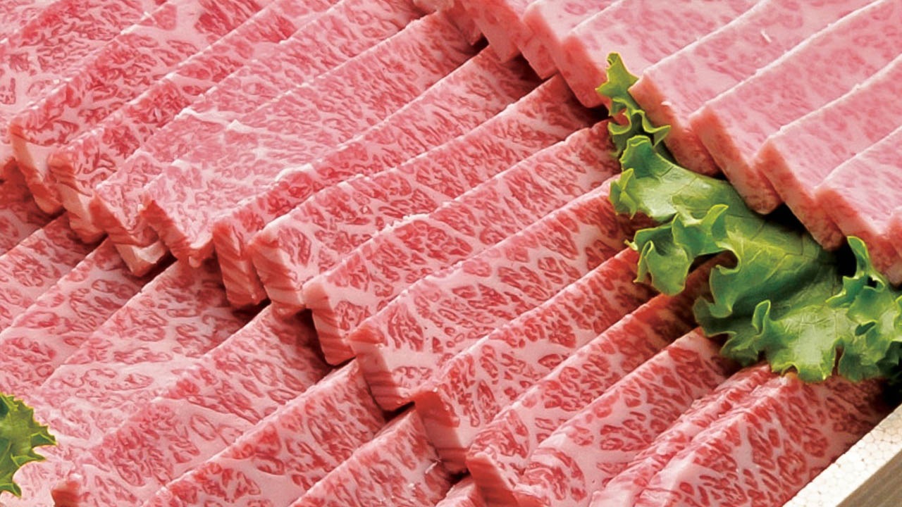 【肉の牛善】＜父の日＞バラ上カルビ　焼肉用　500g