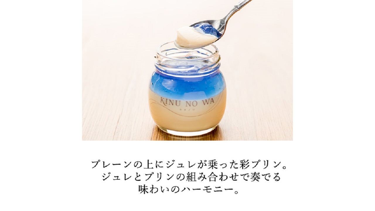 【ジビショウ】＜送料無料＞KINUNOWA（キヌノワ）プリン　プレーン＆いちご＆CHIBAブルー計6個セット