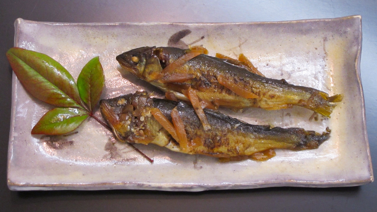 【正上】若あゆしょうが煮