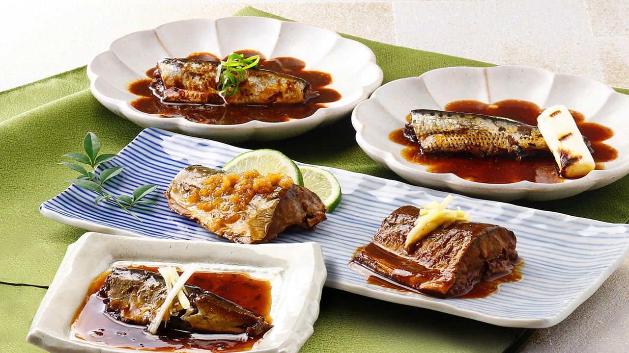 【エスエスフードインターナショナル】＜父の日＞骨まで柔らかい煮魚セット5種20食